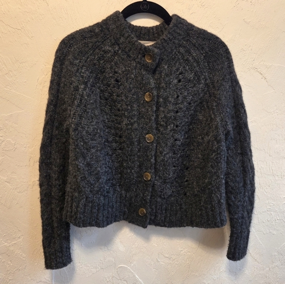 Everlane Cloud Cable Cardigan XS